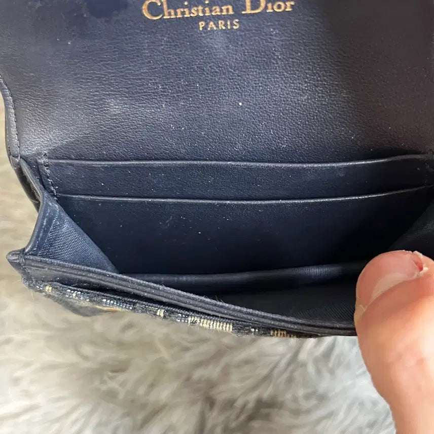[BUNJANG] Dior Oblique Saddle Card Wallet / [OS] 디올 오블리크 새들 카드지갑