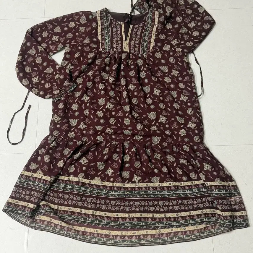 [BUNJANG] Thursday Island Patterned Dress / 써스데이아일랜드 thursday island 원피스
