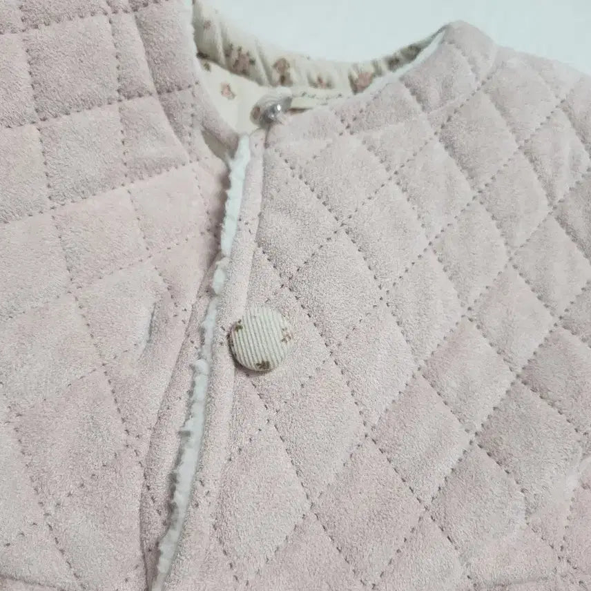 [SOLD OUT] 우이동금손 퀼팅 아동 자켓 핑크 XL