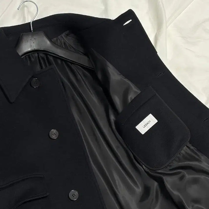 [BUNJANG] Legacy Oversized Balmacaan Coat - Navy - Size 95 / 레가시 오버핏 발마칸 코트 / 네이비 / 95사이즈