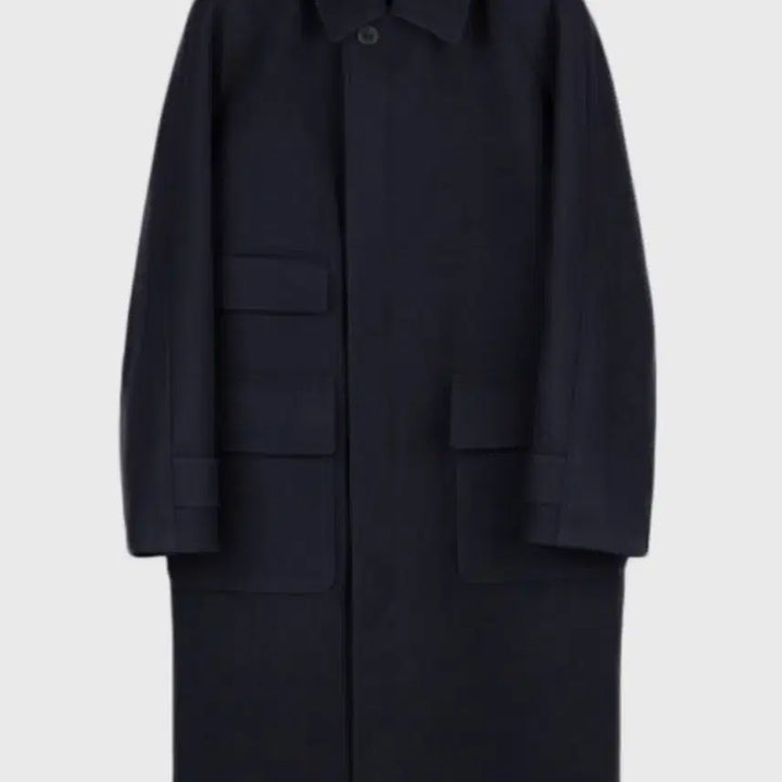 [BUNJANG] Legacy Oversized Balmacaan Coat - Navy - Size 95 / 레가시 오버핏 발마칸 코트 / 네이비 / 95사이즈