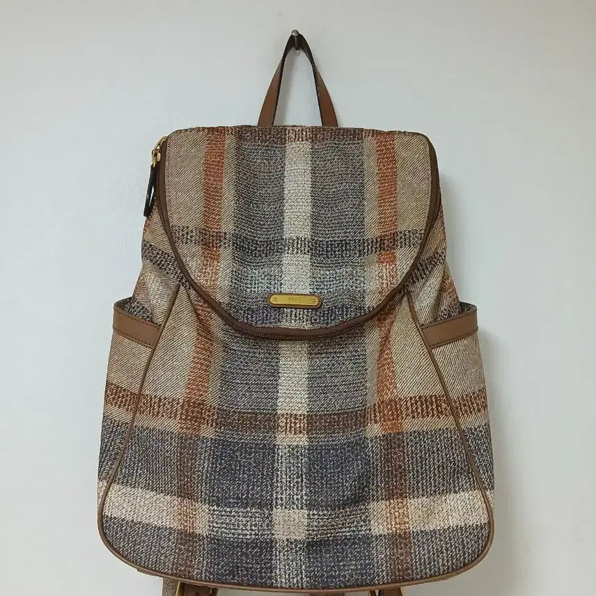 [BUNJANG] Backpack / 닥스체크무늬 백팩 가방