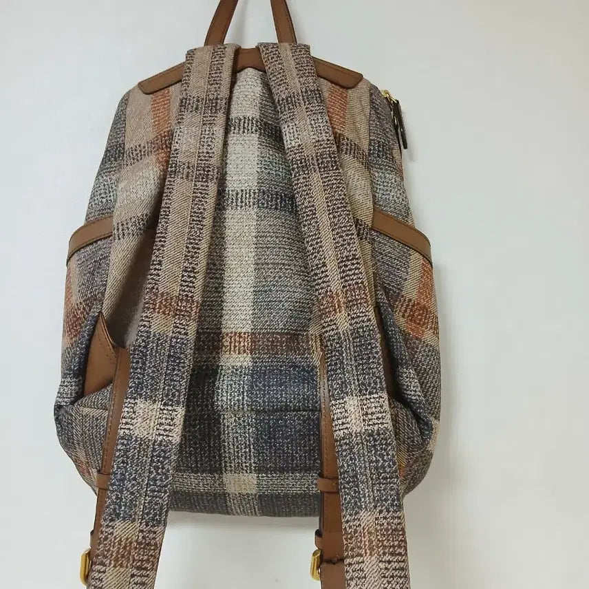 [BUNJANG] Backpack / 닥스체크무늬 백팩 가방