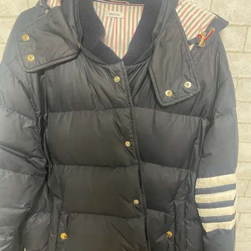 [BUNJANG] Thom Browne Padded Jacket / 톰브라운 4bar 후드 다운패딩 5size
