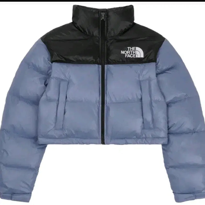 [BUNJANG] The North Face Nuptse Short Padded Jacket / 노스페이스 눕시 숏패딩 크롭패딩 블루 판매
