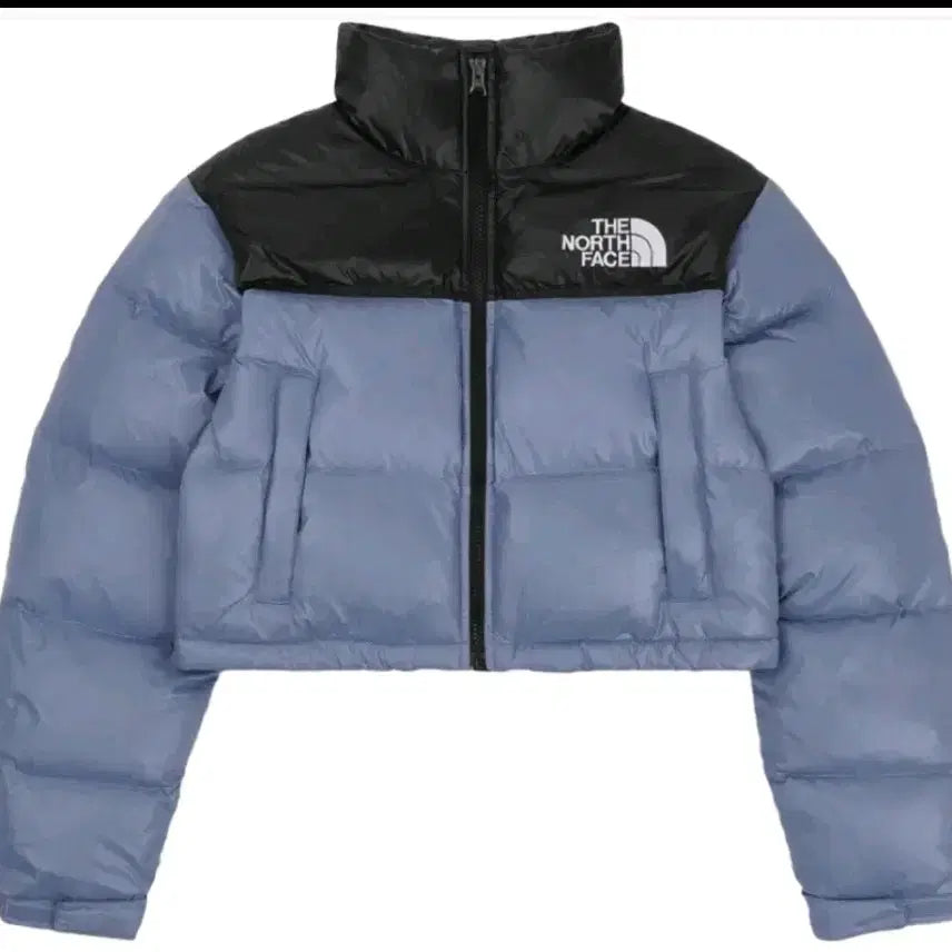 [BUNJANG] The North Face Nuptse Short Padded Jacket / 노스페이스 눕시 숏패딩 크롭패딩 블루 판매