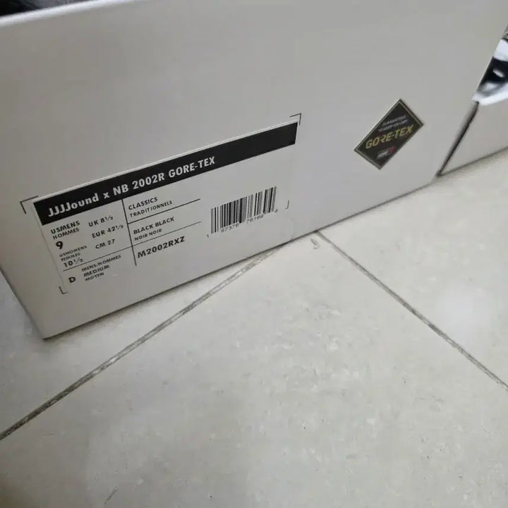 [BUNJANG] JJJJound New Balance 2002R Gore-Tex Charcoal (Size 270) / 뉴발란스 x JJJ자운드 2002R 고어텍스 차콜 270