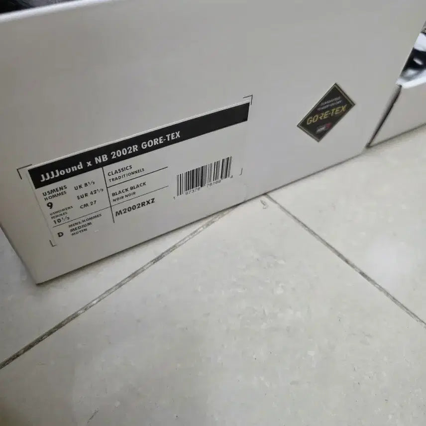 [BUNJANG] JJJJound New Balance 2002R Gore-Tex Charcoal (Size 270) / 뉴발란스 x JJJ자운드 2002R 고어텍스 차콜 270