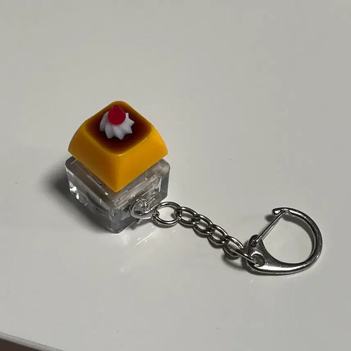 [BUNJANG] Pudding Parfait LED Keycap Keyring / 푸딩 파르페 led 키캡 키링(새상품)
