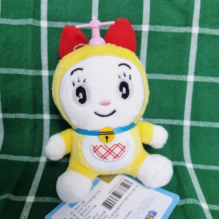 [BUNJANG] Doraemon Rotating Bamboo Copter Keyring / 날개가 돌아가는 도라미 대나무헬리콥터 인형키링