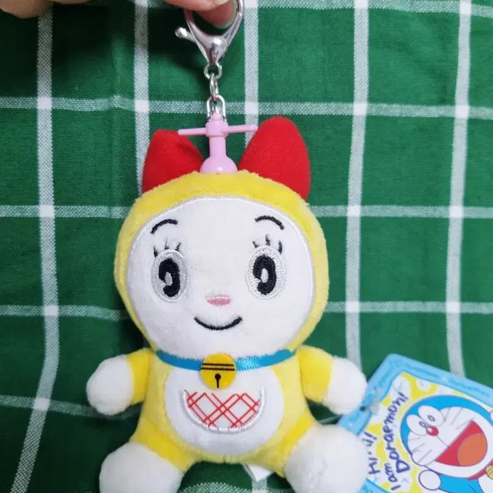 [BUNJANG] Doraemon Rotating Bamboo Copter Keyring / 날개가 돌아가는 도라미 대나무헬리콥터 인형키링