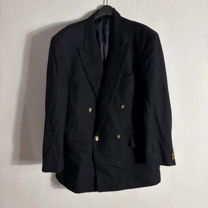 [BUNJANG] DAKS Double Gold Blazer / 닥스 더블 금장 블레이저 블랙(Free)