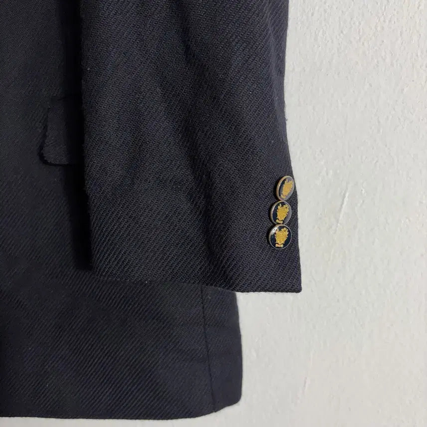 [BUNJANG] DAKS Double Gold Blazer / 닥스 더블 금장 블레이저 블랙(Free)