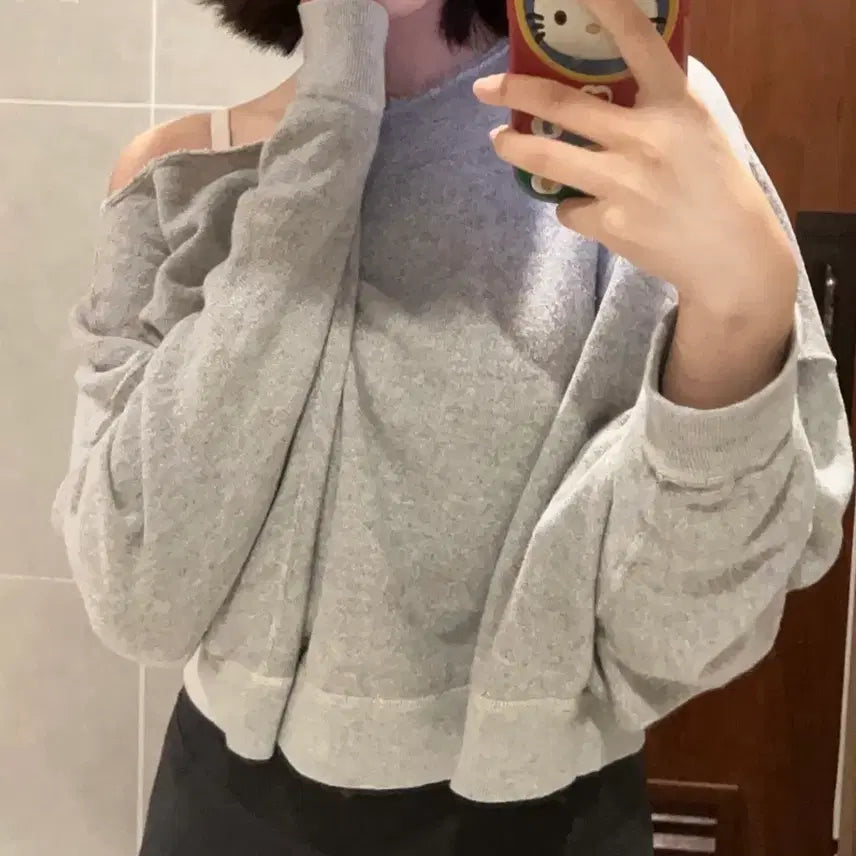 [BUNJANG] R13 Off-Shoulder Sweatshirt XS / R13(알써틴) 오프숄더 스웨트셔츠 XS사이즈