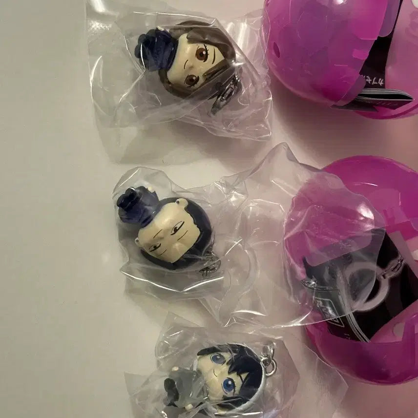 [BUNJANG] Jujutsu Kaisen Geto Shoko Riko Mejiroshi Gacha Keyring Set / 주술회전 메지루시-게토 쇼코 리코 가챠 키링 회옥 옥절