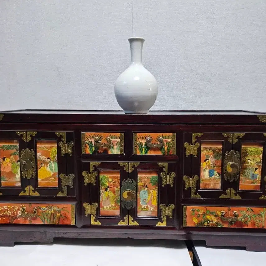 [BUNJANG] Antique Floral Cabinet / 화초장(옛날우각장)