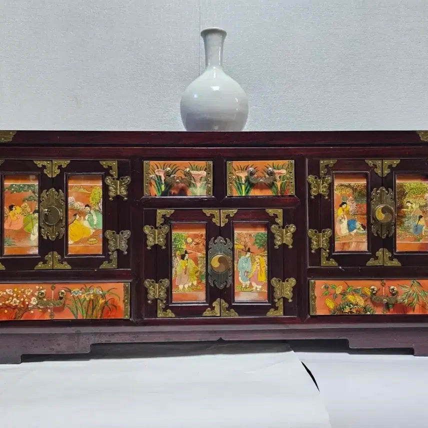 [BUNJANG] Antique Floral Cabinet / 화초장(옛날우각장)
