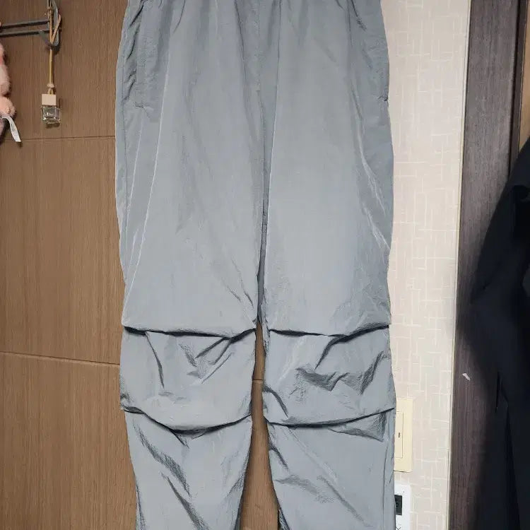 [BUNJANG] Head Gray Nylon Parachute Pants / head 헤드 나일론 파라슈트 팬츠 그레이