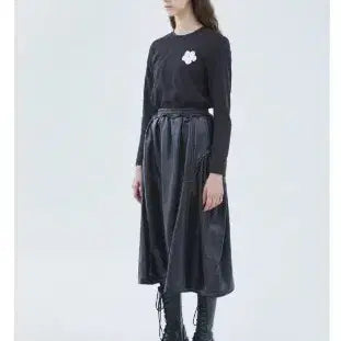 [BUNJANG] bmuet(te) Leather Volume Maxi Skirt / 새상품 비뮈에트 bmuet(te) 레더 볼륨 맥시 스커트
