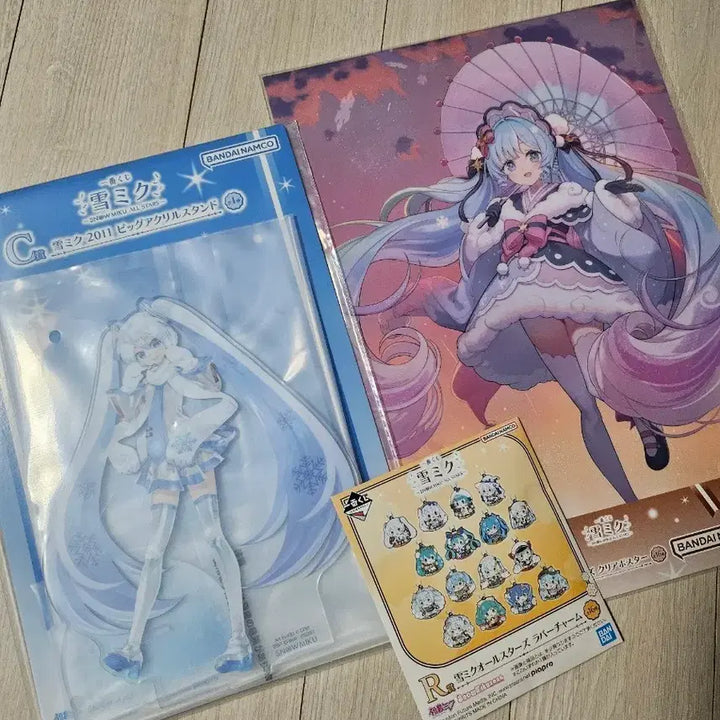 [BUNJANG] Hatsune Miku C Acrylic Stand + Goods Bundle Set / 미쿠 C상 빅 아크릴 스탠드+굿즈 일괄