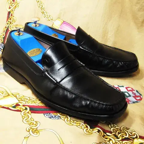 [BUNJANG] Tods Gommino Penny Loafer / 이태리명품 토즈 블랙 카프스킨 고미노 U팁 페니로퍼 285