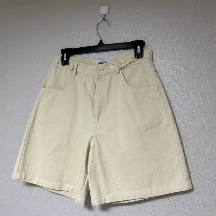 [BUNJANG] Jayki_Chi Ivory Pants / 제이키치 반바지 도매텍 아이보리팬츠