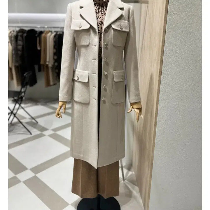[BUNJANG] MOJO.S.PINE Cashmere Blend Wool Coat Size 55 / 새상품)모조에스핀 코트 55(25년 제품)