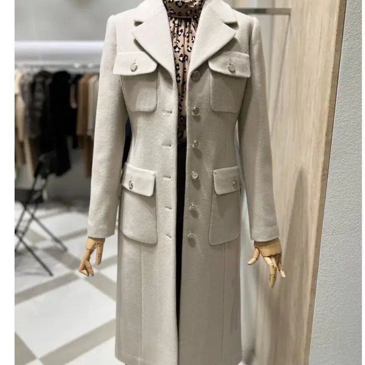 [BUNJANG] MOJO.S.PINE Cashmere Blend Wool Coat Size 55 / 새상품)모조에스핀 코트 55(25년 제품)