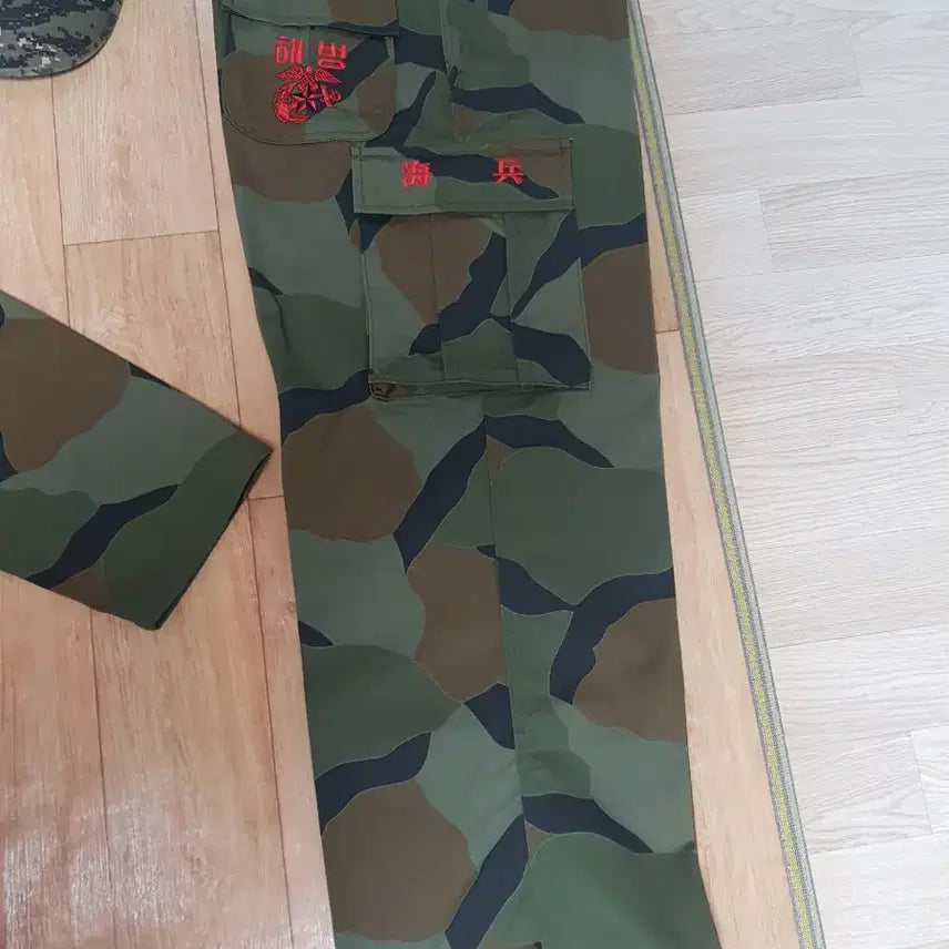 [BUNJANG] Military Uniform Set / 해병대 군복 모자 벨트 세트