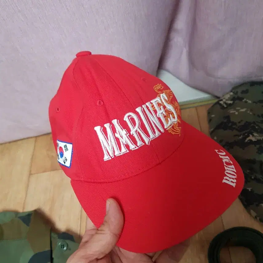 [BUNJANG] Military Uniform Set / 해병대 군복 모자 벨트 세트