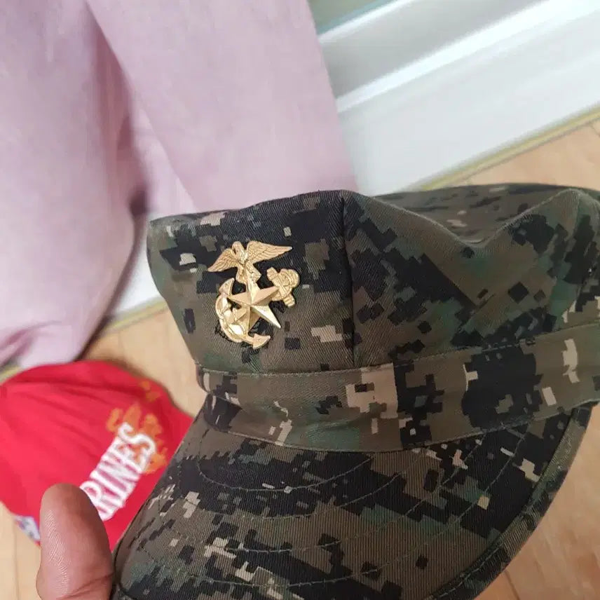 [BUNJANG] Military Uniform Set / 해병대 군복 모자 벨트 세트