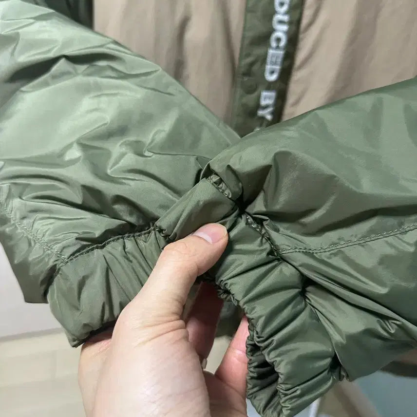 [BUNJANG] Supreme Stone Island FW23 Reversible Puffy Jacket Olive L / 스톤아일랜드X슈프림 FW23리버시블 퍼피패딩 올리브L (새상품급)