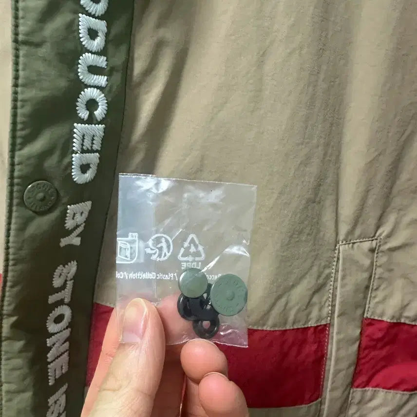 [BUNJANG] Supreme Stone Island FW23 Reversible Puffy Jacket Olive L / 스톤아일랜드X슈프림 FW23리버시블 퍼피패딩 올리브L (새상품급)