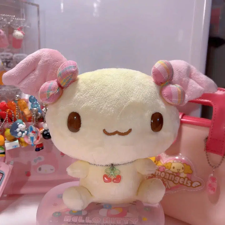 [BUNJANG] Cinnamoroll Azuki Cherry Doll / 택포)시나모엔젤 고전 아즈키 체리 인형 / 시나모롤