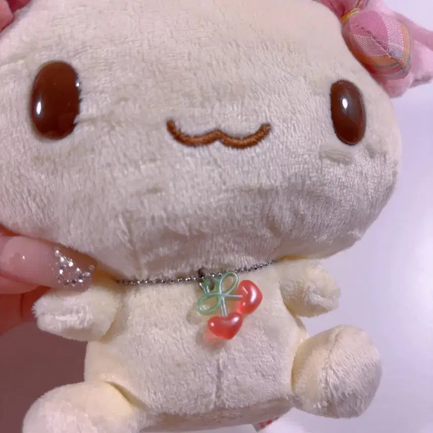 [BUNJANG] Cinnamoroll Azuki Cherry Doll / 택포)시나모엔젤 고전 아즈키 체리 인형 / 시나모롤