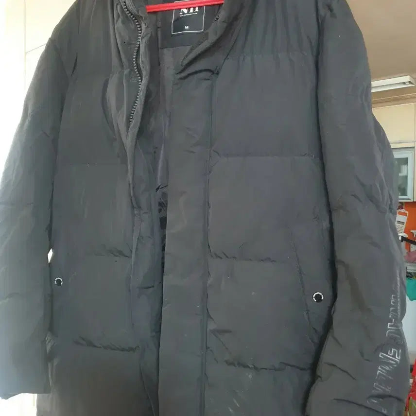 [BUNJANG] NII Long Padding Jacket - Black - Size M / NII 블랙 롱패딩 M 사이즈