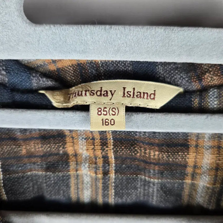 [BUNJANG] Thursday Island S Check Dress / [무료배송]써스데이아일랜드 S 여성 8부소매 체크 원피스