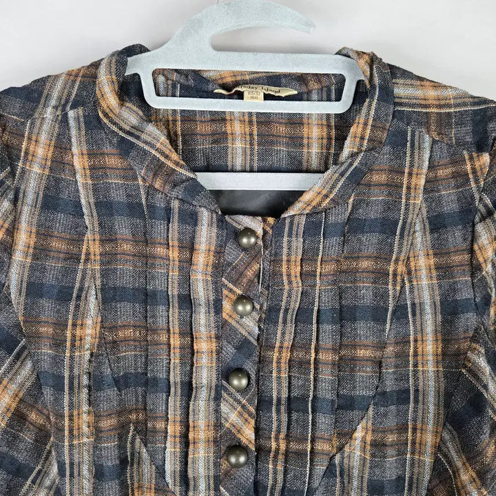 [BUNJANG] Thursday Island S Check Dress / [무료배송]써스데이아일랜드 S 여성 8부소매 체크 원피스