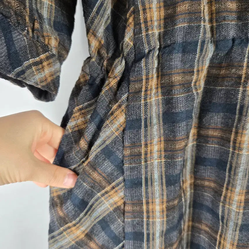 [BUNJANG] Thursday Island S Check Dress / [무료배송]써스데이아일랜드 S 여성 8부소매 체크 원피스