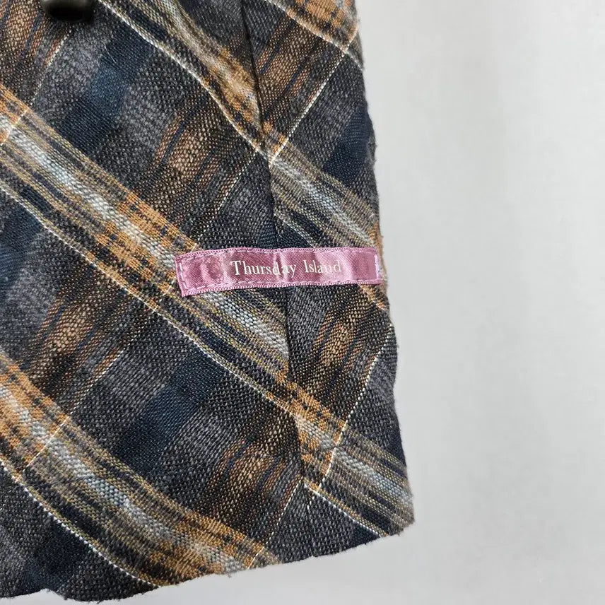 [BUNJANG] Thursday Island S Check Dress / [무료배송]써스데이아일랜드 S 여성 8부소매 체크 원피스