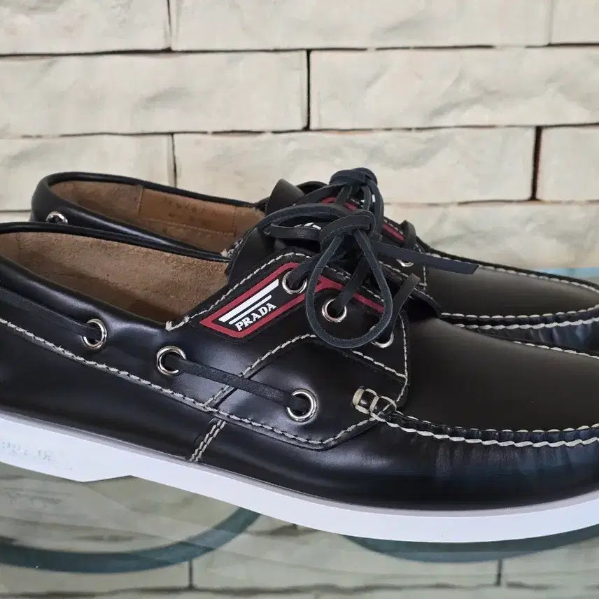 [BUNJANG] Prada Lace-Up Boat Shoes/Loafers / 명품 신발 ㅡ 프라다 레이스업 보트 슈즈, 로퍼