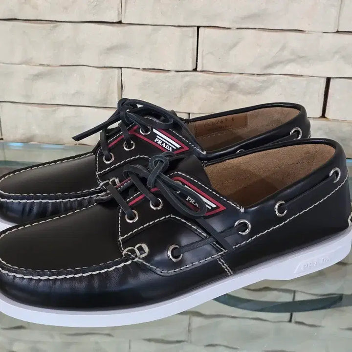 [BUNJANG] Prada Lace-Up Boat Shoes/Loafers / 명품 신발 ㅡ 프라다 레이스업 보트 슈즈, 로퍼