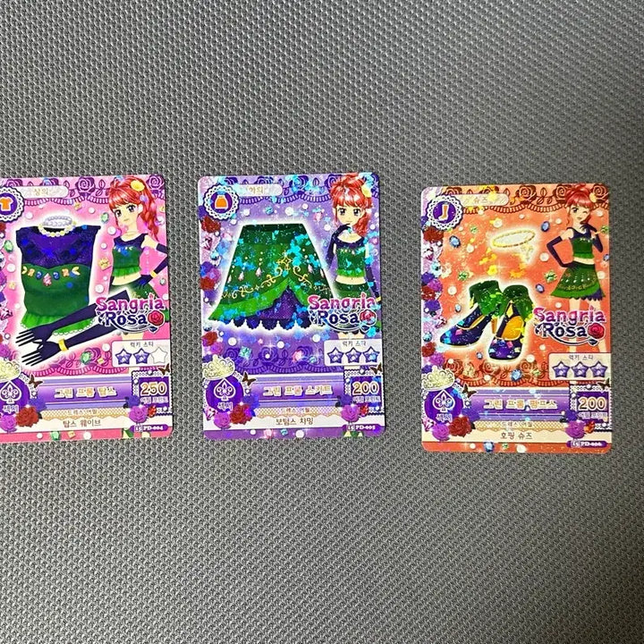 [BUNJANG] Aikatsu! Juri Green Uniform Set / 아이엠스타 주리 그린 프롬 한판 세트 일괄