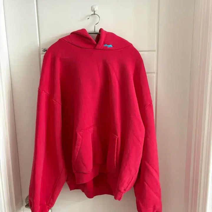 [BUNJANG] Justin Bieber Skylark Hoodie Red Large / 저스틴비버 스카이라크후드 빨강 라지