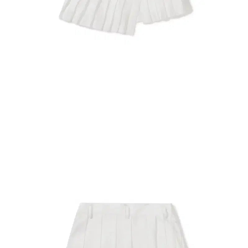 [BUNJANG] Lcdc Pleated Layered Skirt Black SS / Lcdc tm 플리츠 레이어드 스커트 블랙 SS