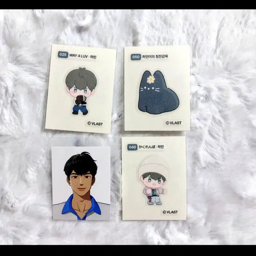 [BUNJANG] PLAVE Hamin GS25 Bundle Set / [일괄가격] 플레이브 GS25 하민 증사&띠부씰
