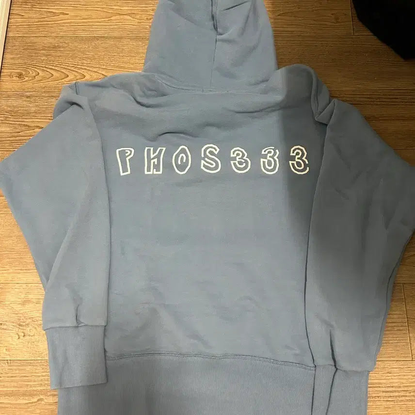 [BUNJANG] Force333 Hoodie Light Blue / 포스333 후드티 하늘색