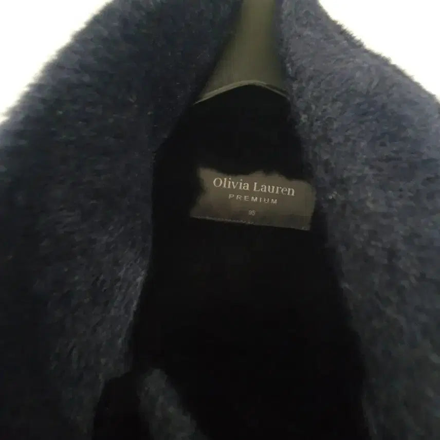 [BUNJANG] Olivia Lauren Navy Alpaca Coat / 올리비아 로렌 네이비 알파카 코트 95