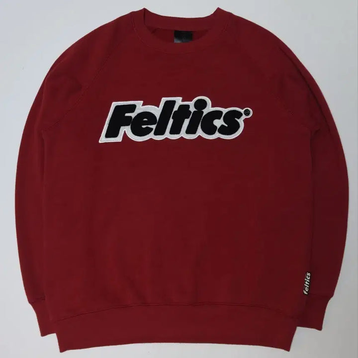[BUNJANG] Feltics Red Sweatshirt M / 펠틱스 빨간색 맨투맨 M
