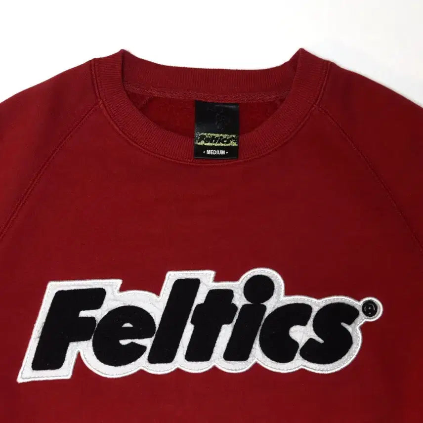 [BUNJANG] Feltics Red Sweatshirt M / 펠틱스 빨간색 맨투맨 M